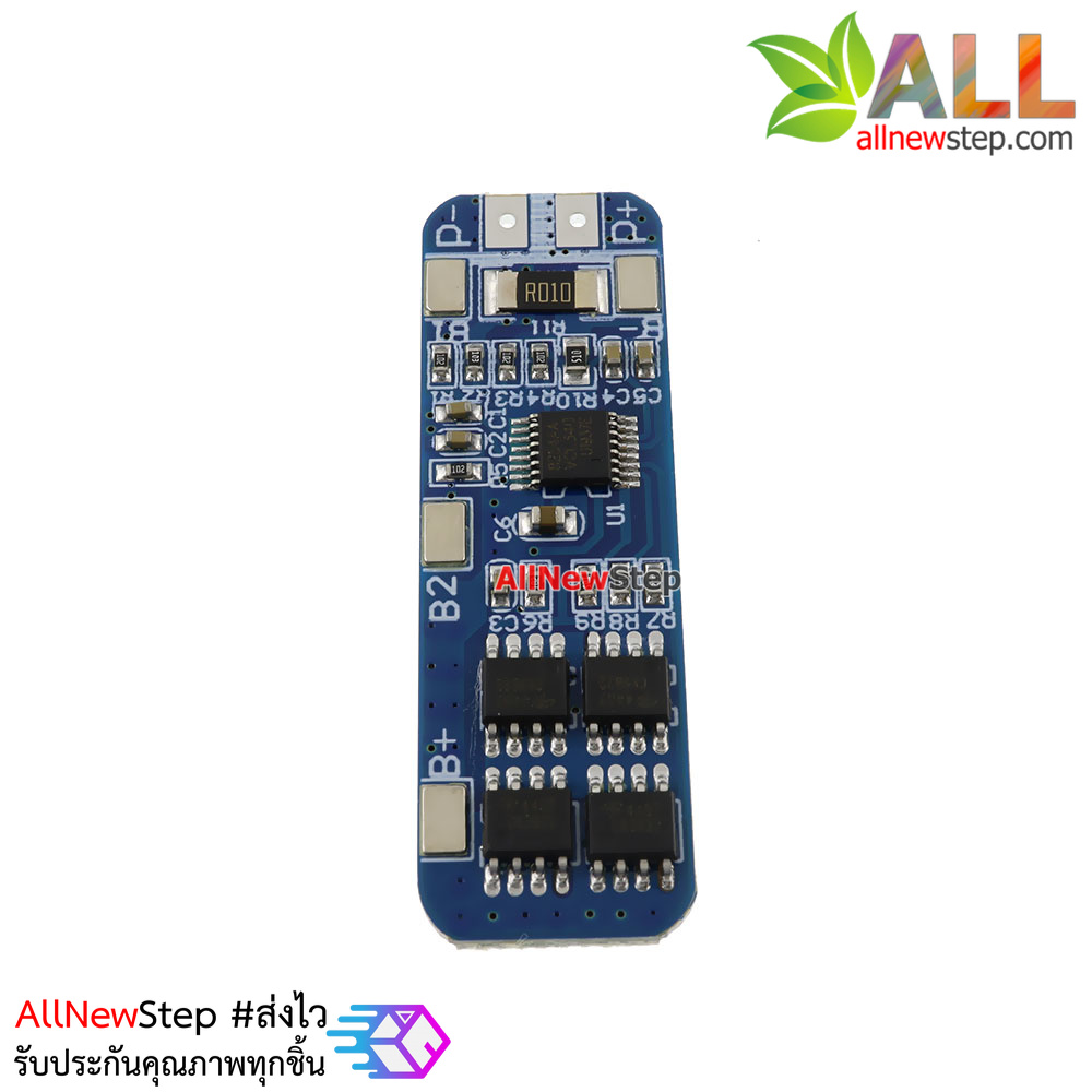โมดูลป้องกัน แบตเตอรี่ลิเธียม ขนาด 3 เซลล์ 11.1V 12.6V กระแสสูงสุด 10A