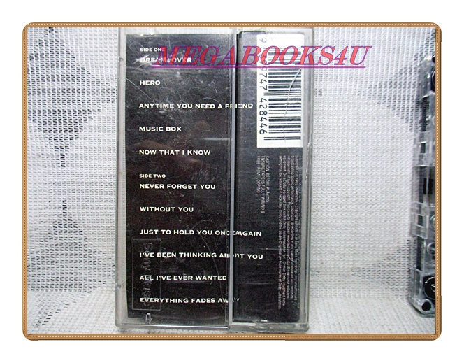 เทปเพลงสากล MARIAH CAREY ชุด MUSIC BOX