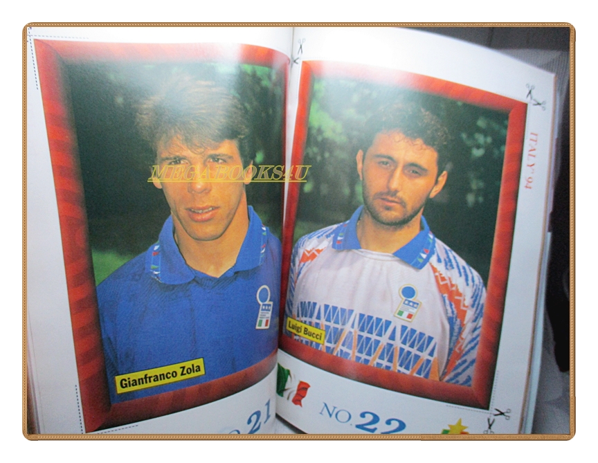 สตาร์ซอคเกอร์เอ๊กซ์ตร้าทีมชาติอิตาลี ฟุตบอลโลกUSA'94 ฉบับที่39 ปี2537 สภาพดี