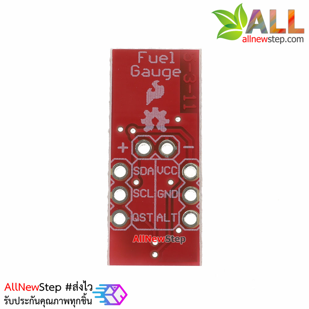 LiPo Fuel Gauge Lithium battery power detection MAX17043 โมดูลวัดพลังงงานแบตเตอร์รี่ Lithium battery 18650 แบบ I2C