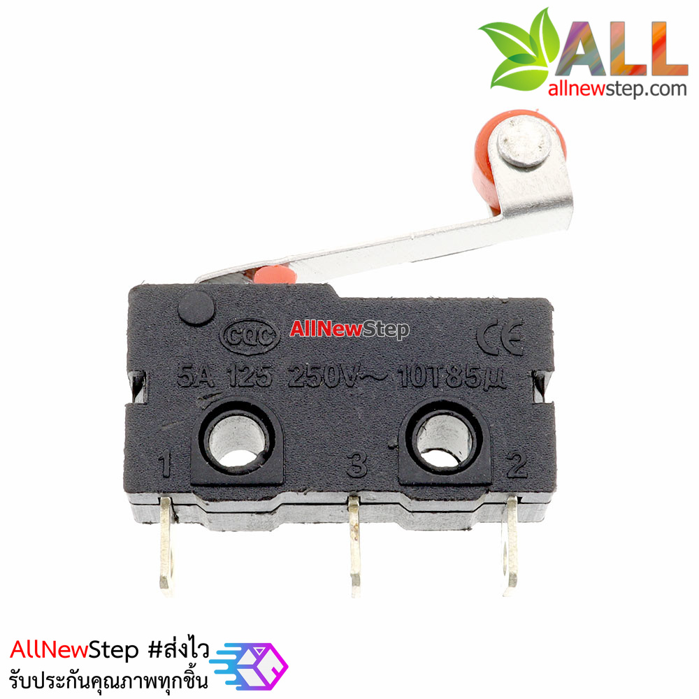 Micro Switch ไมโครสวิตช์แบบมีล้อเลื่อน Limit Switch MicroSwitch 2 ขา