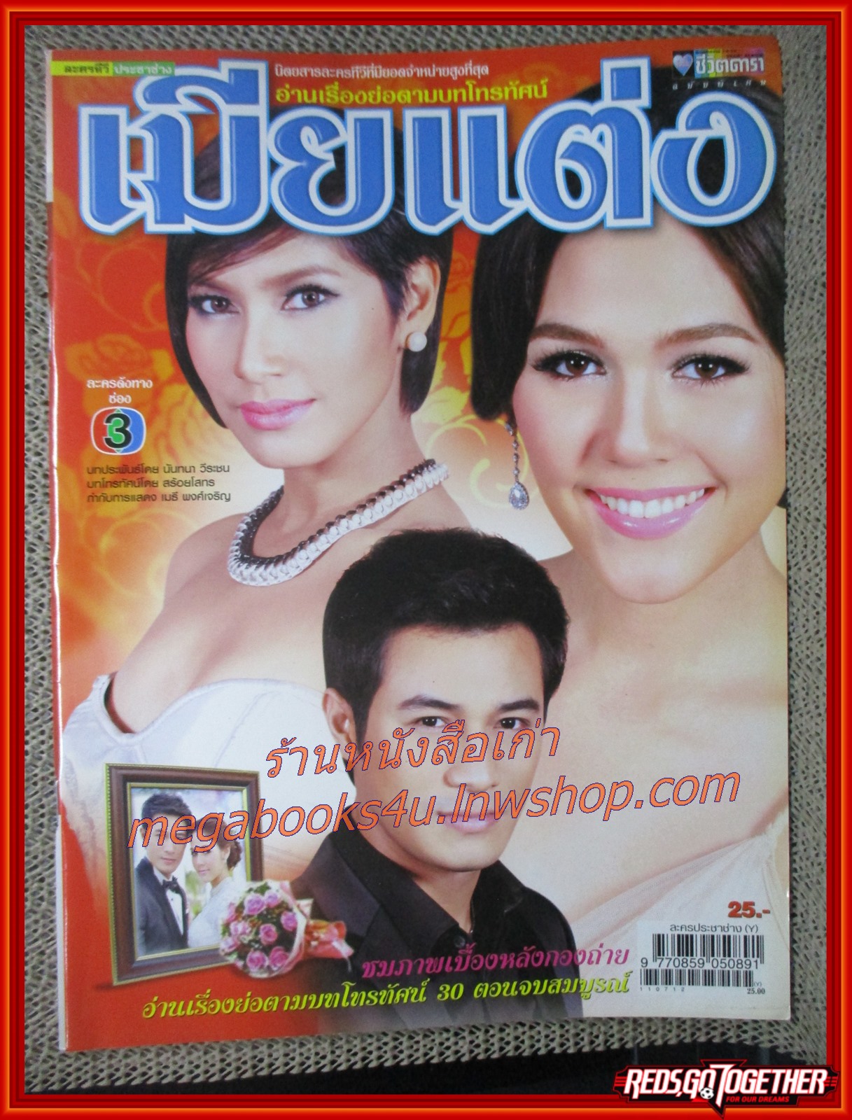 นิตยสารเรื่องย่อละครโทรทัศน์ เมียแต่ง ปี2554 สภาพดี อารยา เอ ฮาร์เก็ต พรชิตา ณ สงขลา