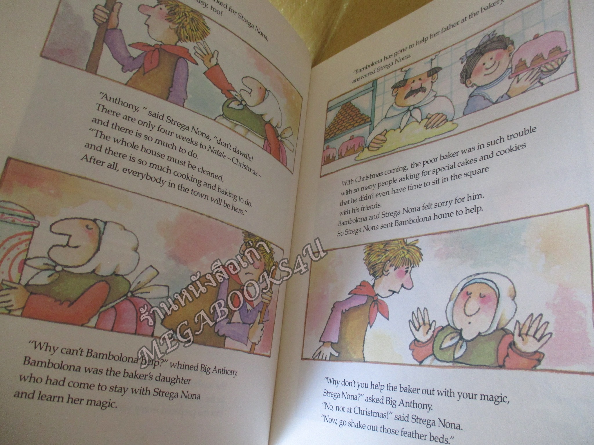 หนังสือส่งเสริมภาษาอังกฤษ MERRY CHRISTMAS, STREGA NONA