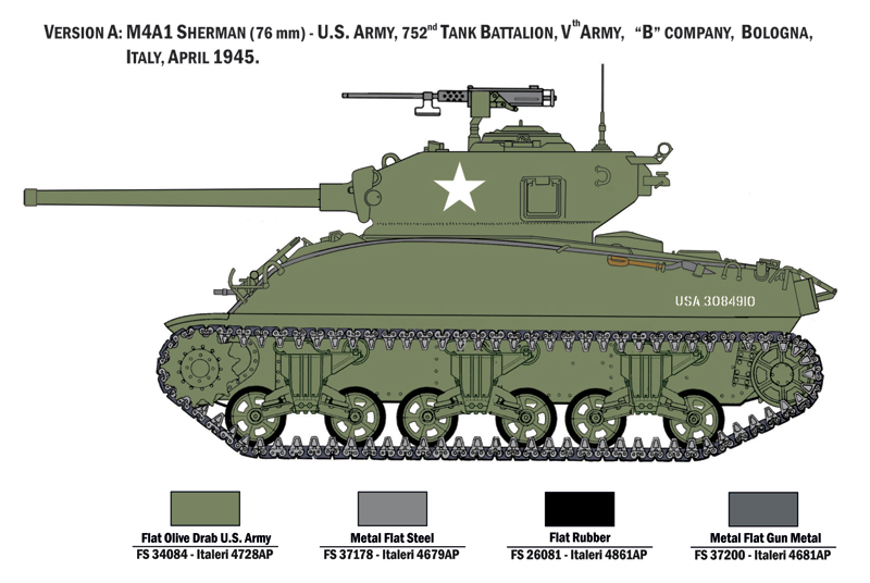 1/35 M4A1 SHERMAN with U.S. infantry