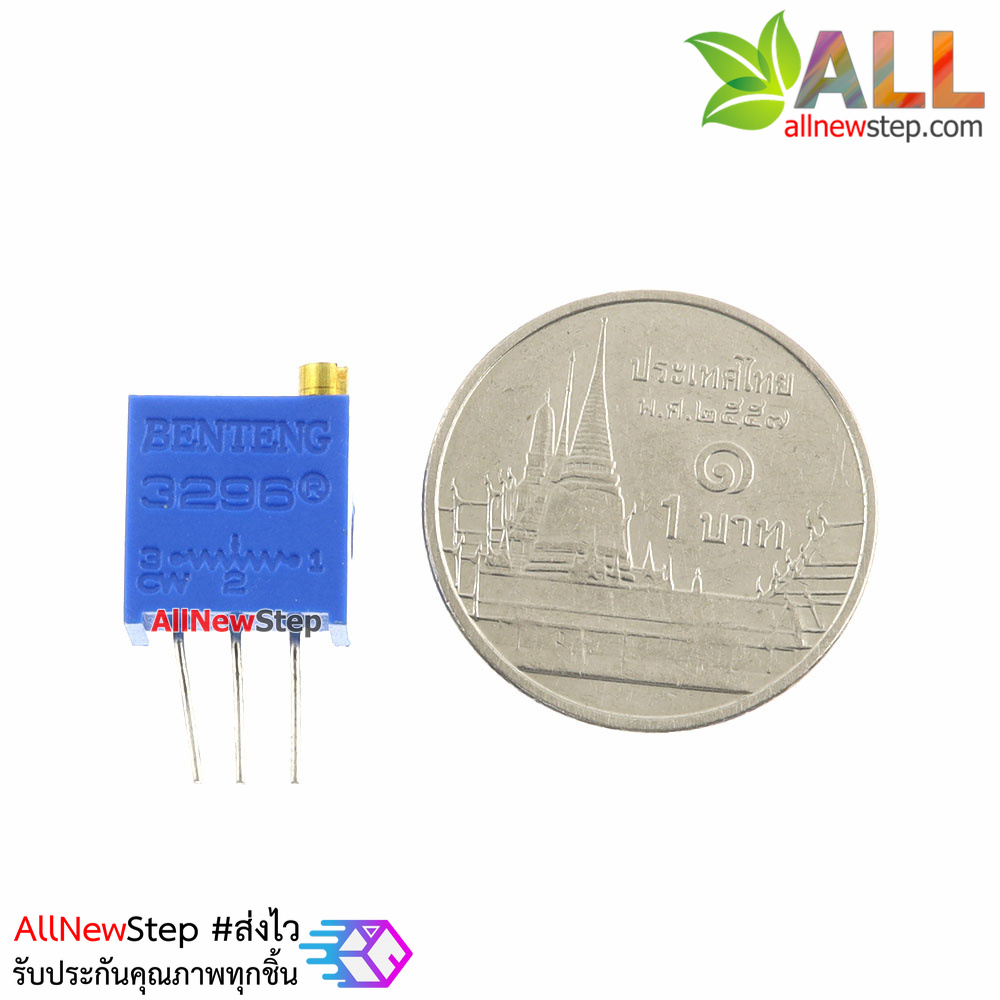 ตัวต้านทานปรับค่าได้ 1M 105 แบบละเอียดหมุน 25 รอบ Trimpot1 M 25 Turns 3296 Series Potentiometer Valiable Resastor