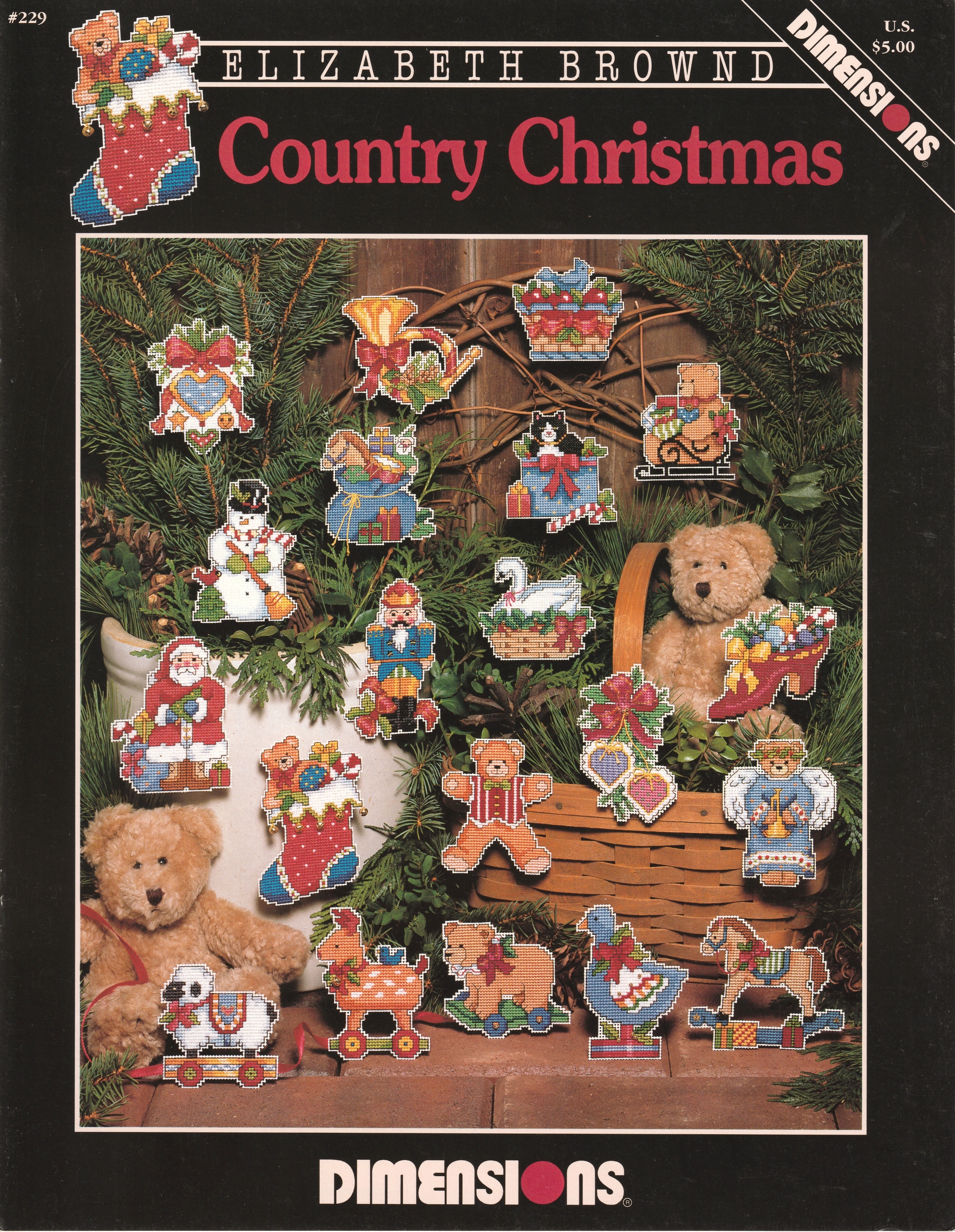 Dimensions ผังลาย Country Christmas