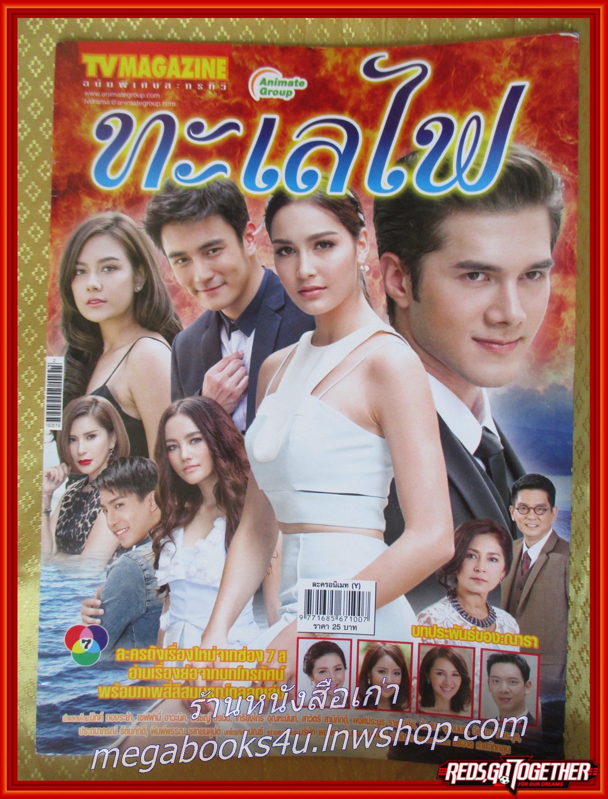 นิตยสารเรื่องย่อละครโทรทัศน์ ทะเลไฟ ปี2559 มิกค์ ทองระย้า เซฟฟานี่