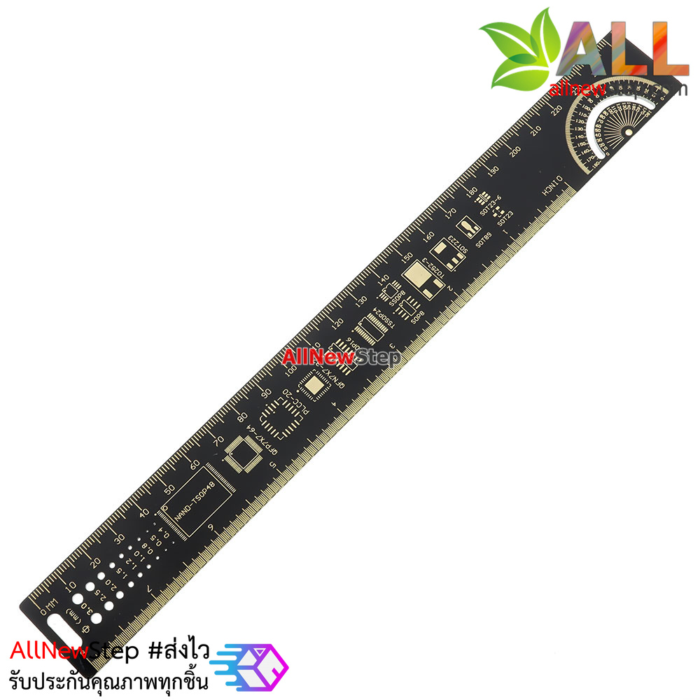Multi-function PCB ruler Engineering Ruler Drawing 25 cm