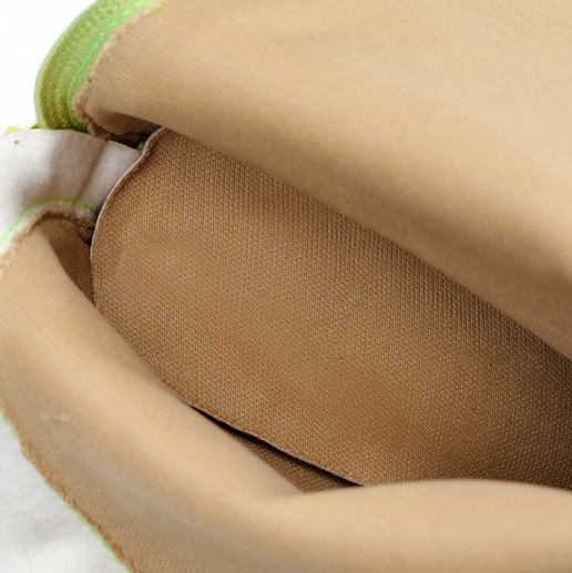 รองเท้าบูทส้นสูงหนังแก้วสีชมพู/เขียว ไซต์ 35-40