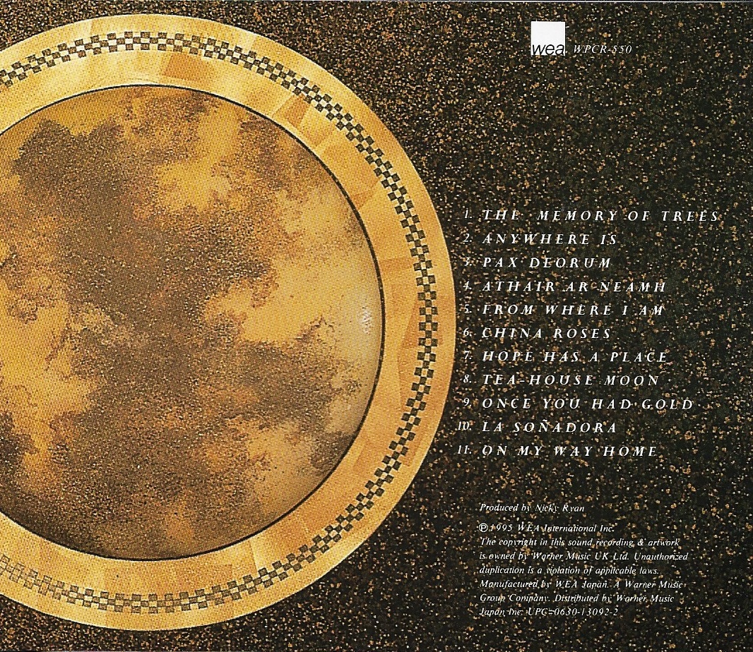 Used CD,Enya - The Memory Of Trees (A+)(1995)(Japan)