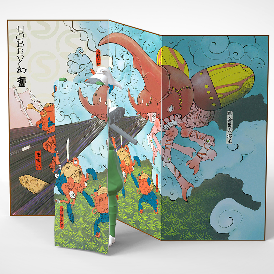 1/24 SANSHIROU FROM THE SENGOKU—NINJA GIRL GREEN