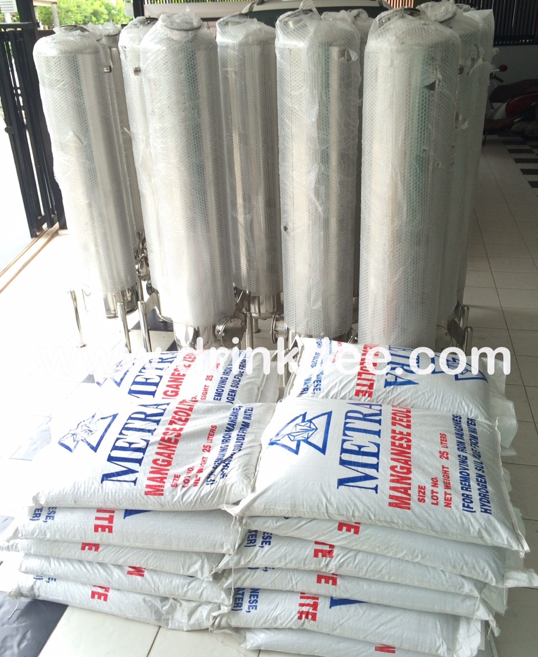 สารกรองแมงกานีส Zeolite Metra