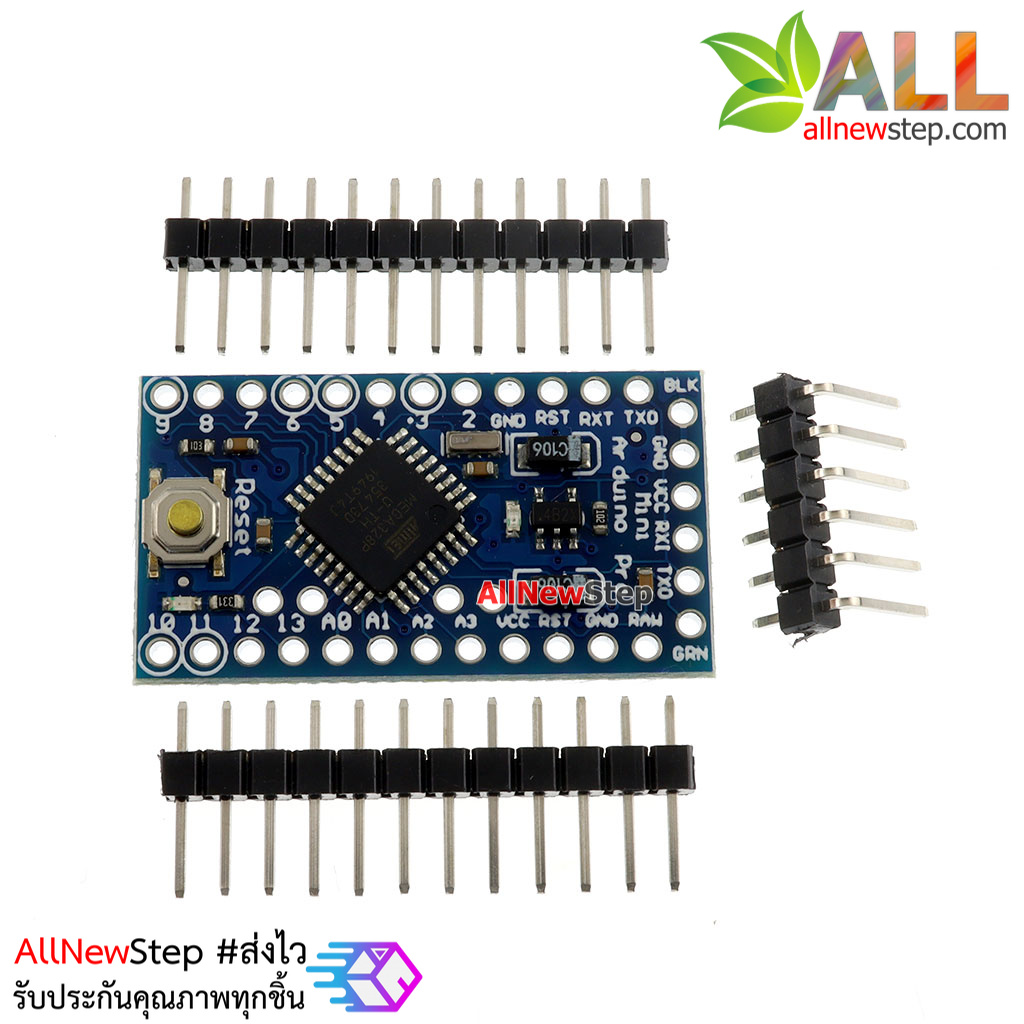 Arduino บอร์ด Pro Mini 3.3V พร้อมขา Arduino Compatible