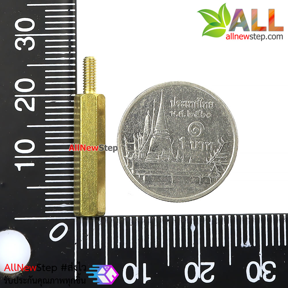 น็อต M2.5 ขนาด 20+6mm