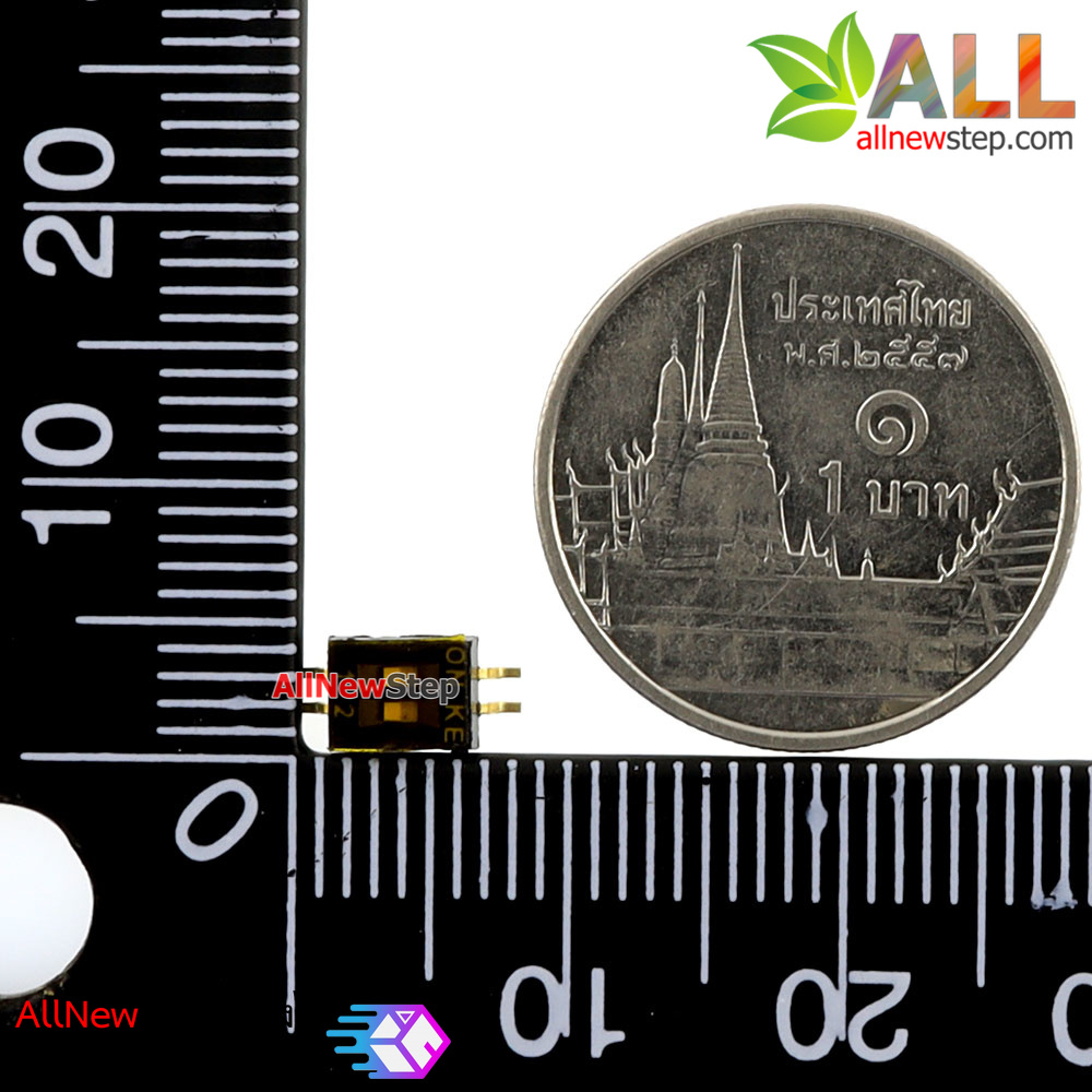SMD toggle switch 1.27MM pitch 2P DIP switch coding switch