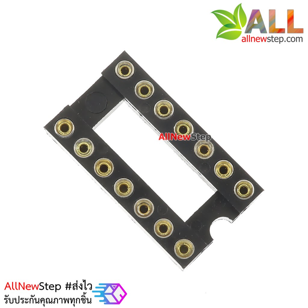 Socket IC 14 ขากลม socket 14p