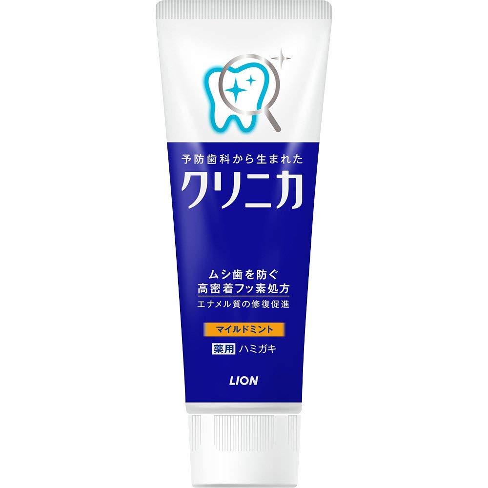 พร้อมส่ง Lion Clinica Mint ยาสีฟันญี่ปุ่น ยาสีฟันสูตรทำให้ฟันขาว ขจัดคราบชา,กาแฟ 130 g