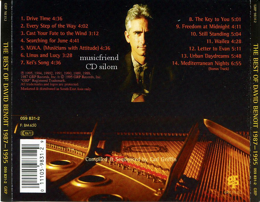 David Benoit The Best Of David Benoit 1987 - 1995