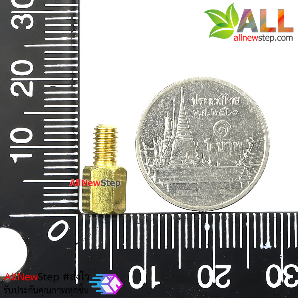 น็อต M4 ขนาด 7+6mm