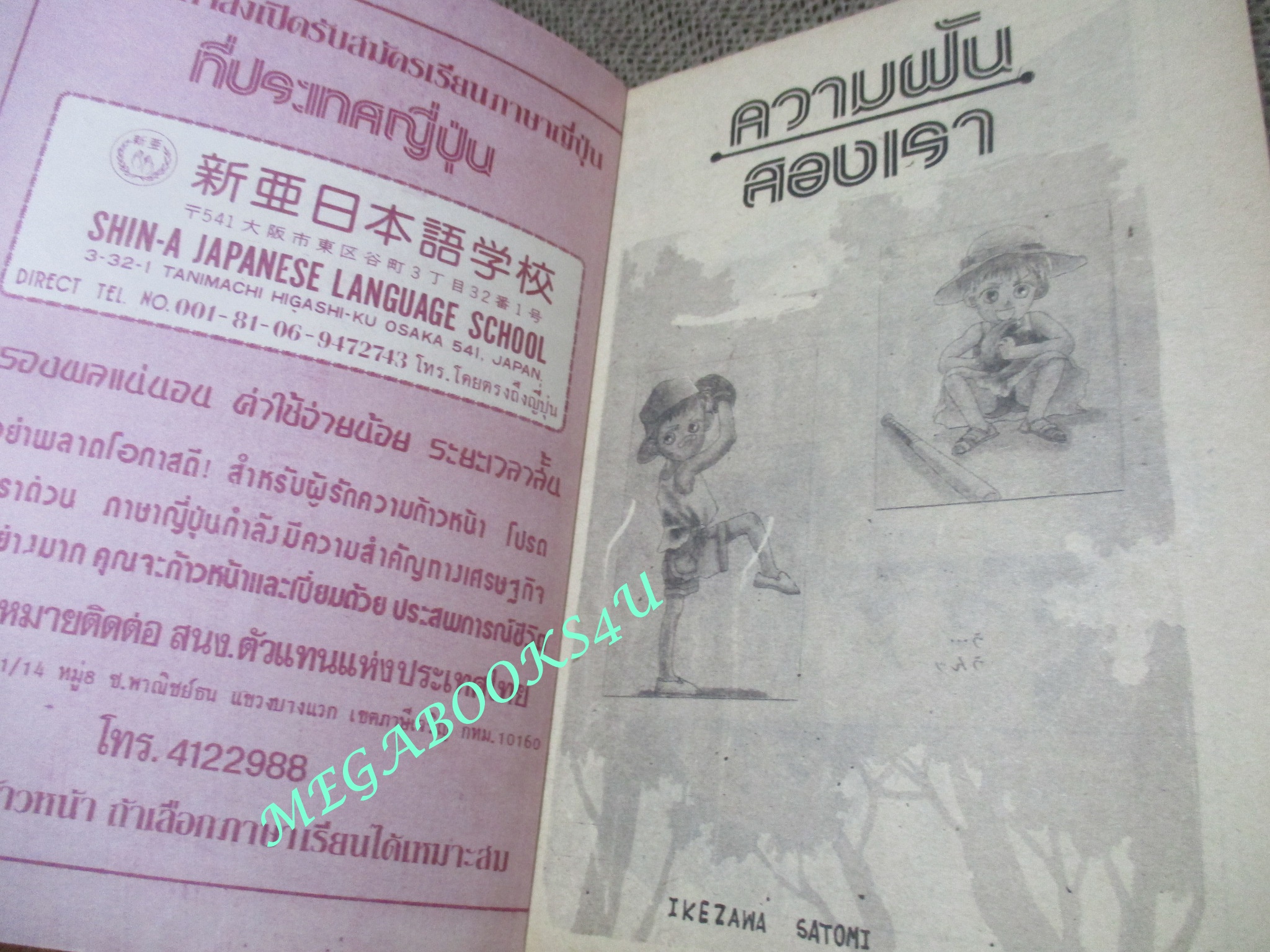 ความฝัน สองเรา / IKEZAWA SATOMI / เล่มเดียวจบ / มิตรไมตรี