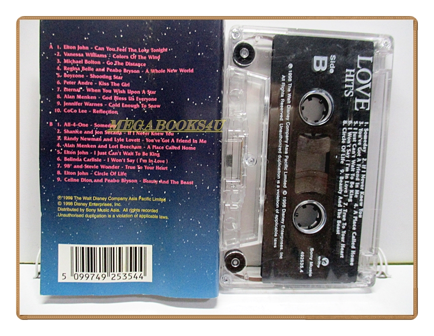 เทปเพลงสากล LOVE HITS