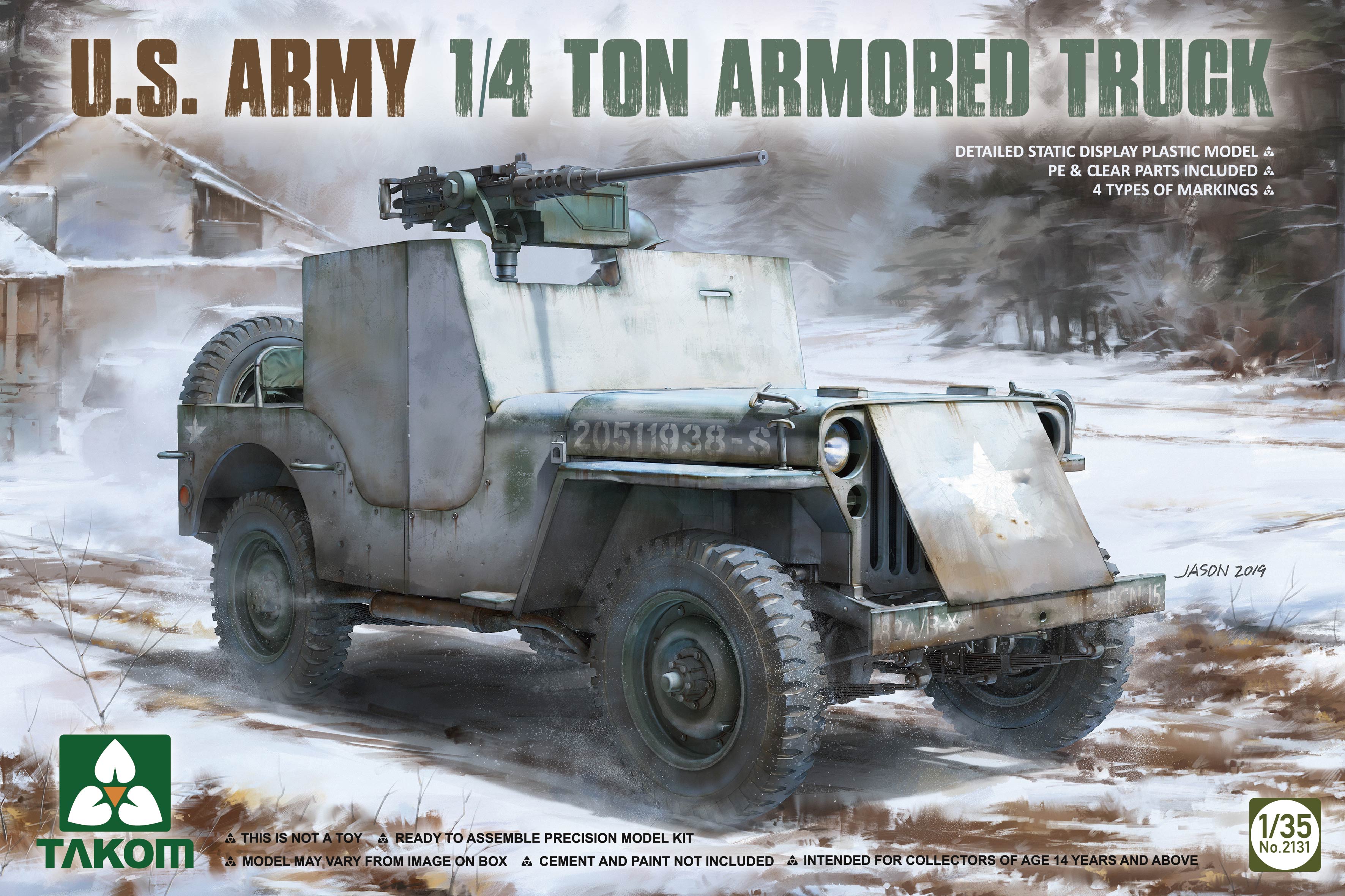 1/35 U.S. Army 1/4 ton armored truck