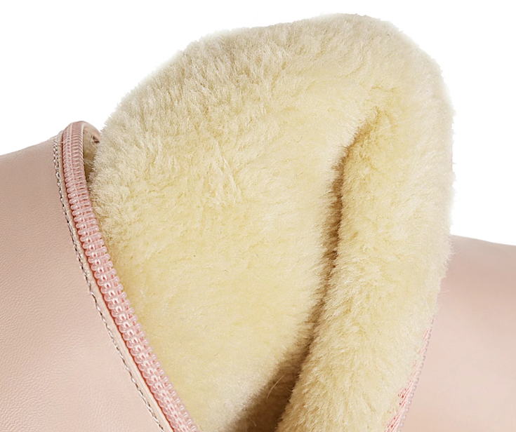 รองเท้าส้นบูทยาว ไซส์ 34-43 สีดำ/ชม/ขาว มี 2 รุ่น