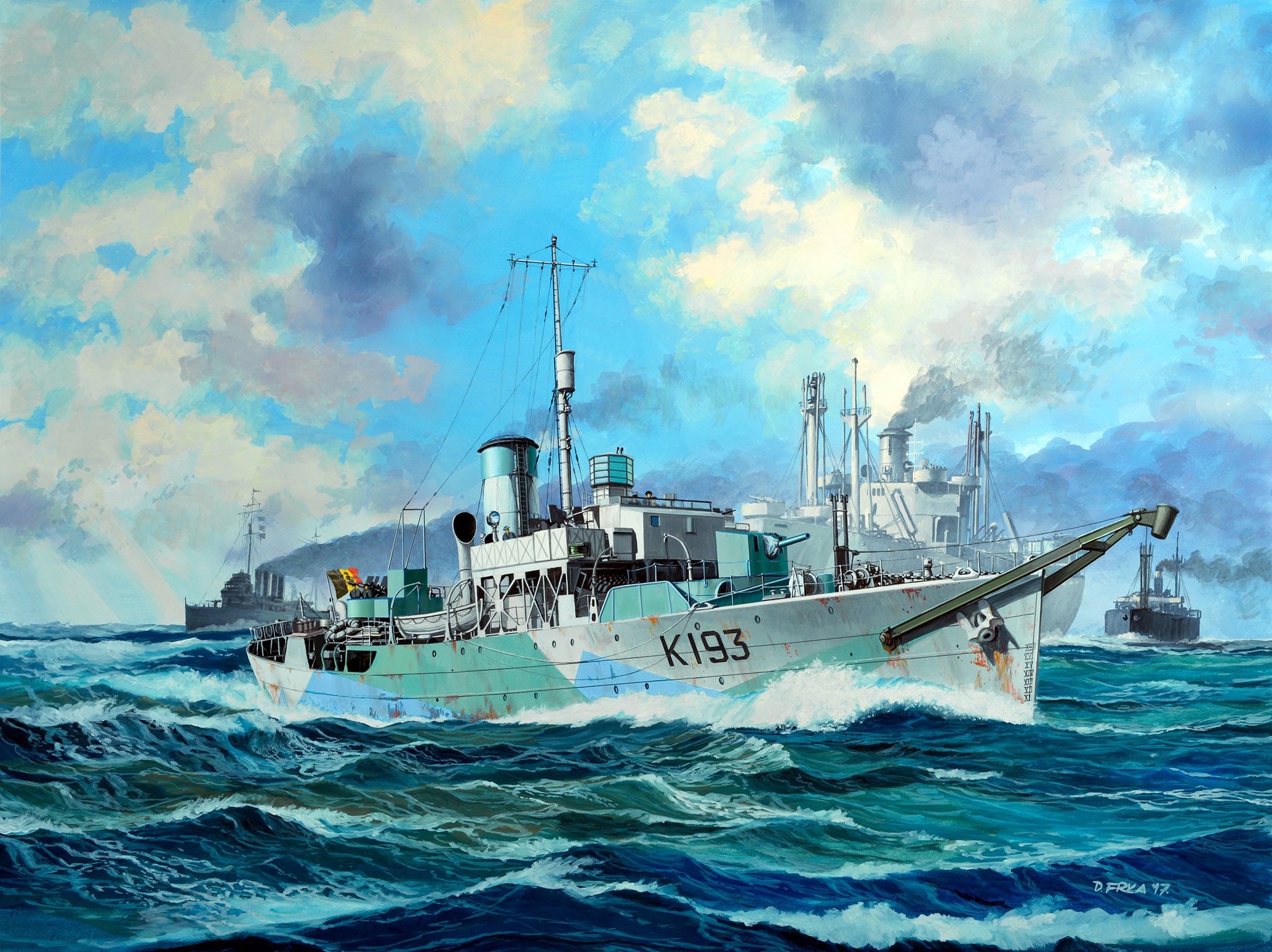 1/144 Flower Class Corvette HMS Buttercup