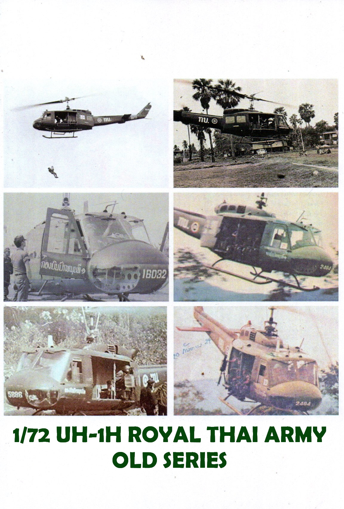 DECAL 1/72 UH-1H ROYAL THAI ARMY (OLD SERIES)