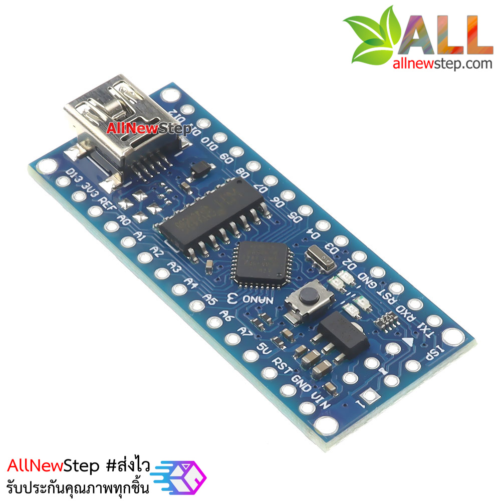 Nano 3.0 Atmega168 ชิฟ USB CH340 ยังไม่บัดกรีขา Arduino Compatible