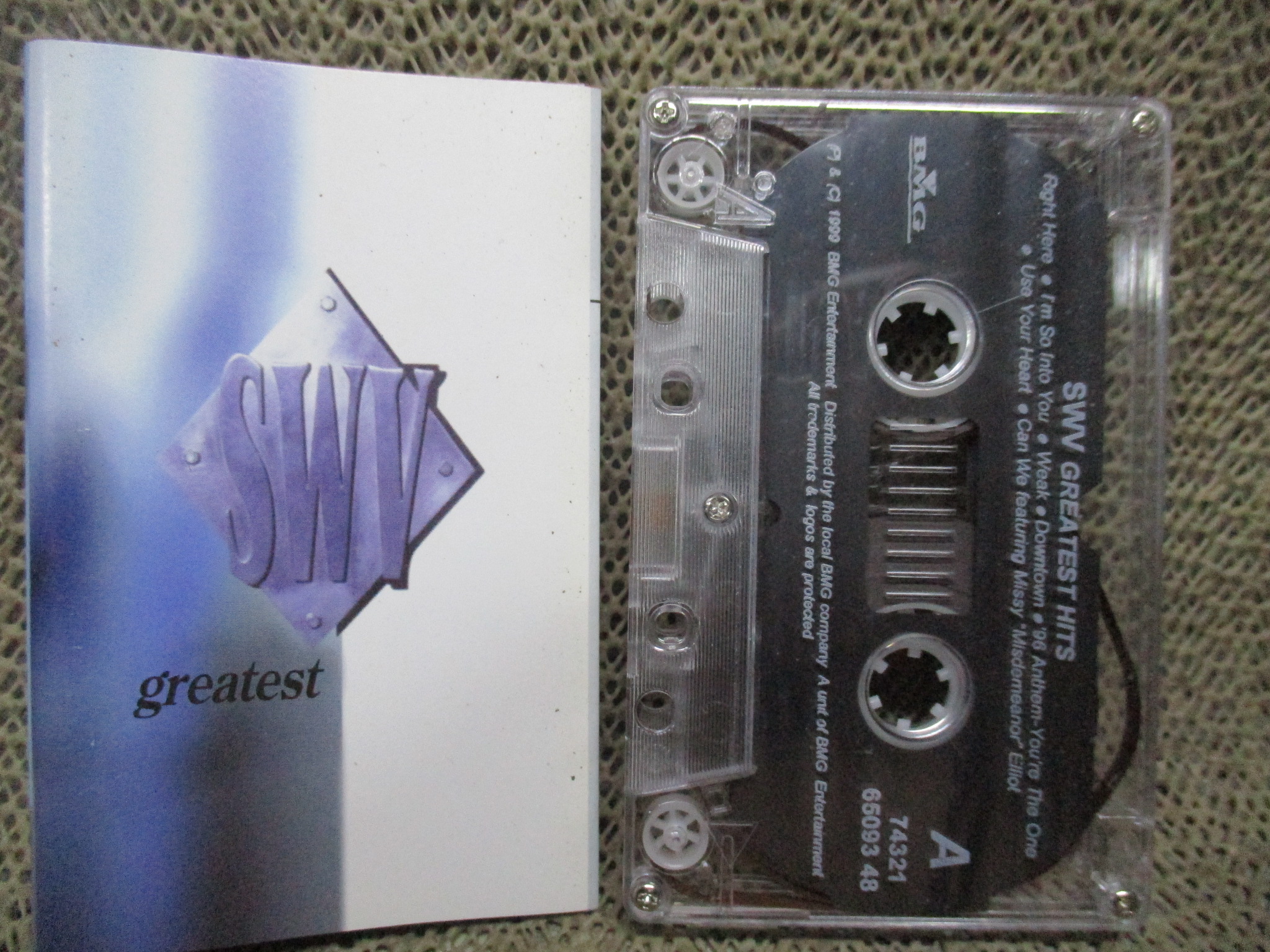 เทปเพลงสากล อัลบั้ม SWV GREATEST HITS