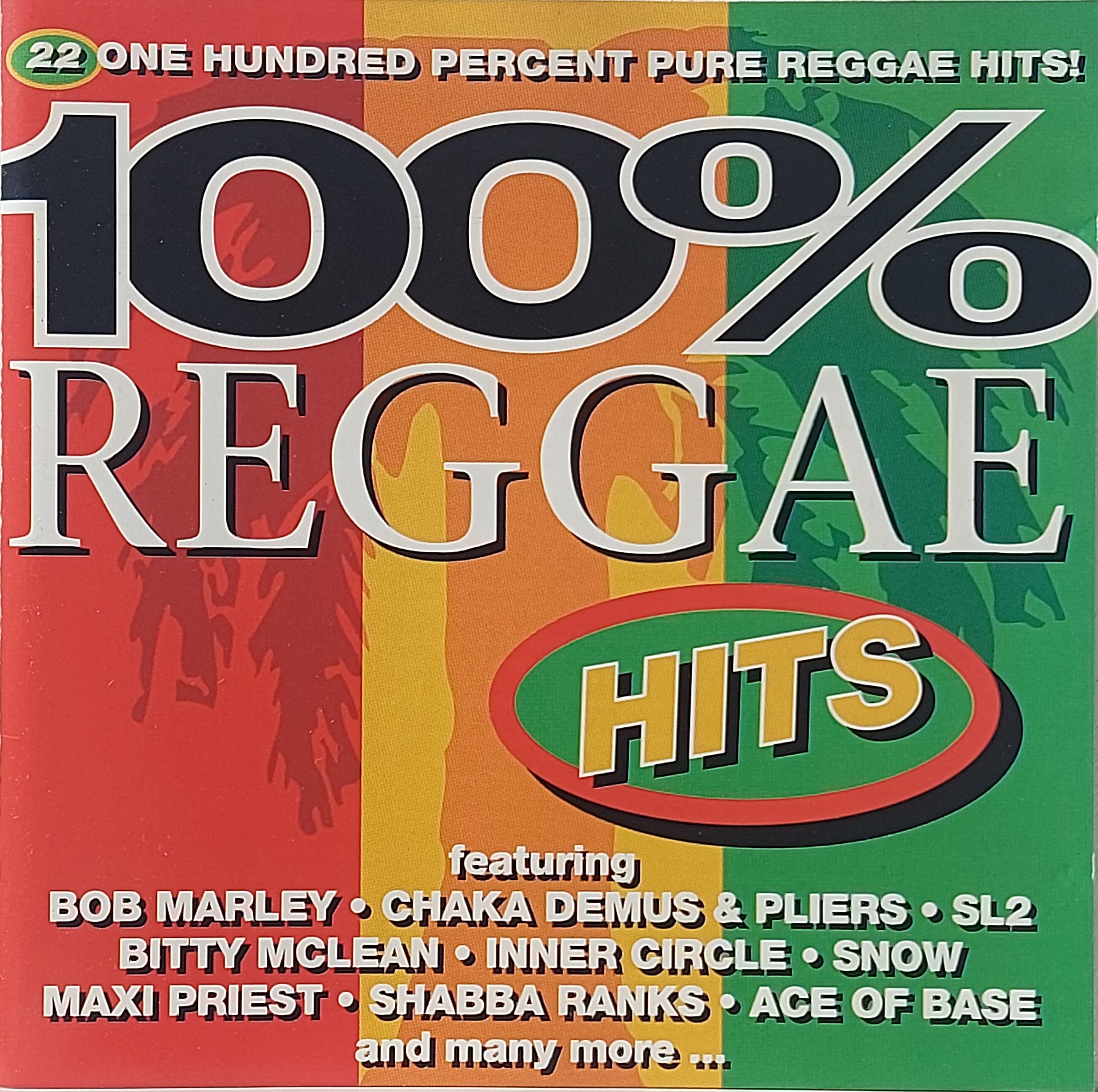 Used CD,100% Reggae 1 (A)(Various Artists) (1993) (England)