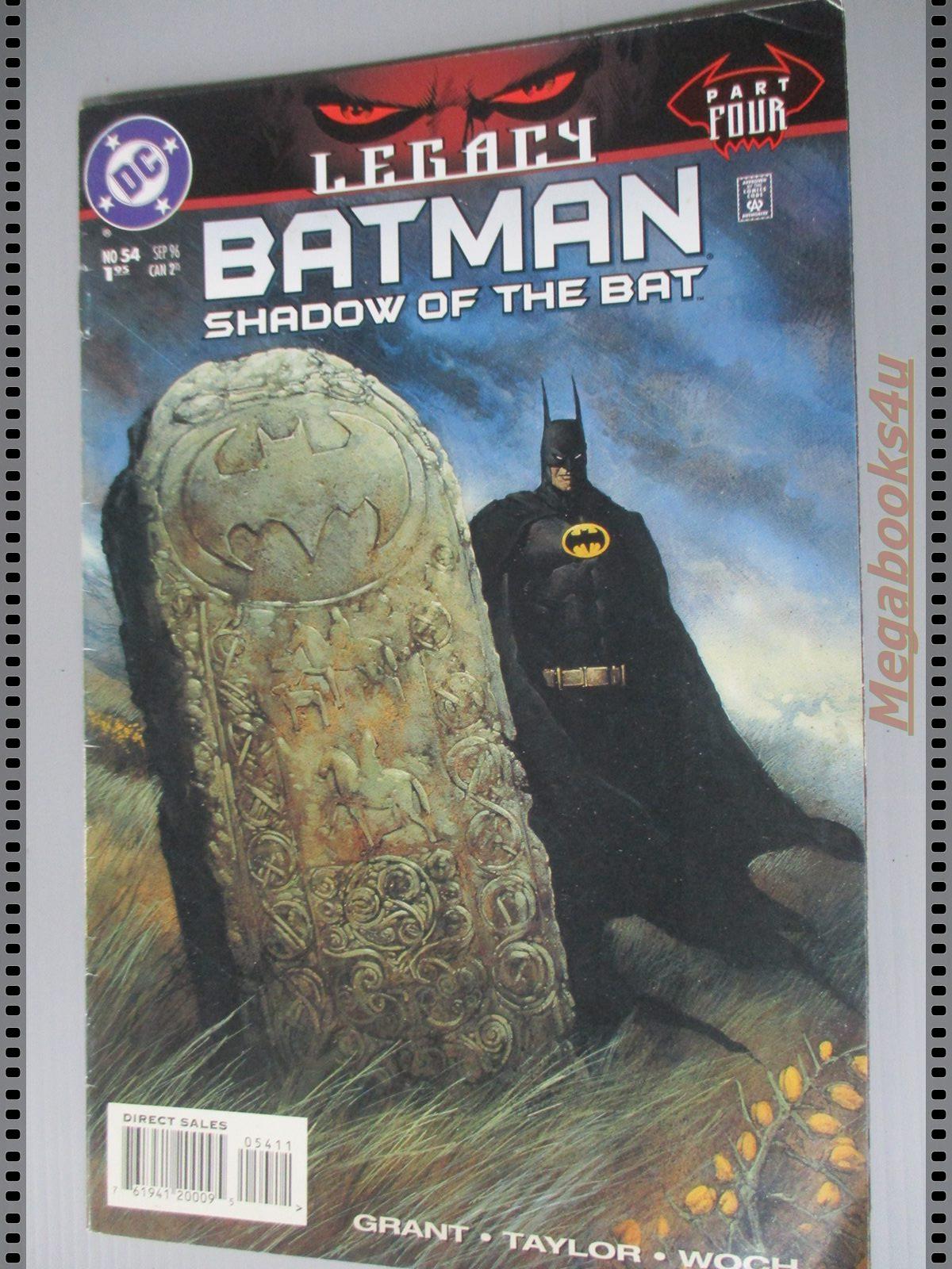 การ์ตูน DC comics การ์ตูนภาษาอังกฤษ แบทแมน BATMAN ฉบับที่ 54 ตอน SHADOW OF THE BAT/THE POWER OF THE PICTS LEGACY:PART 4 ปี2538