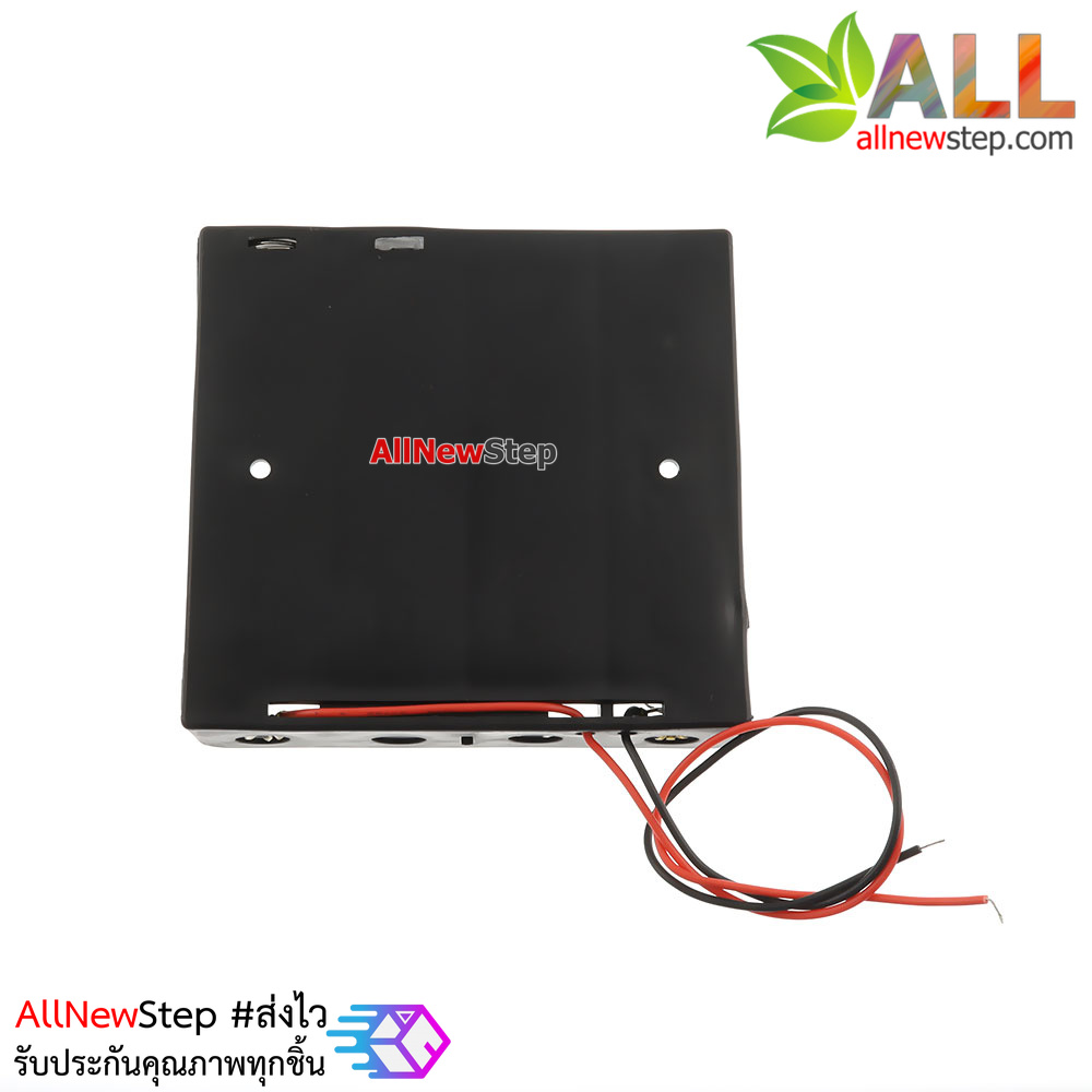 รางถ่าน Lithium 18650 จำนวน 4 ก้อน 3.7V ต่อขนาน รางถ่าน 18650 4 ก้อน