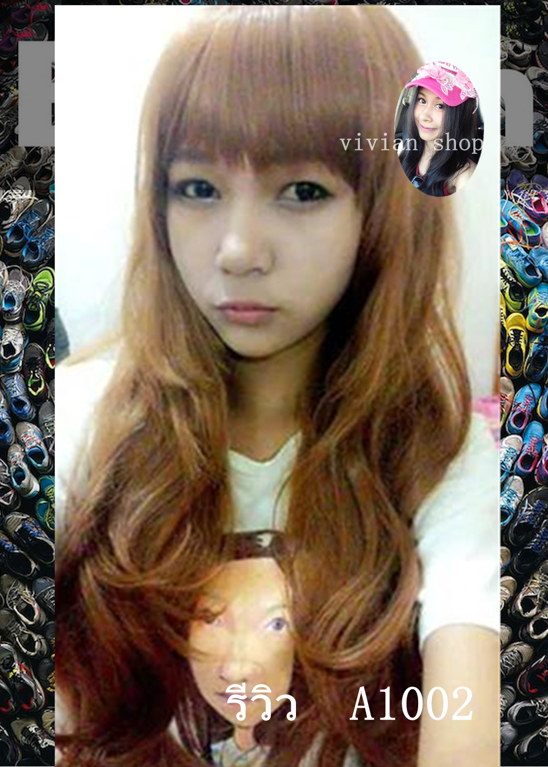 A1002 วิกผมยาวดัดลอน น่ารักมากๆๆ