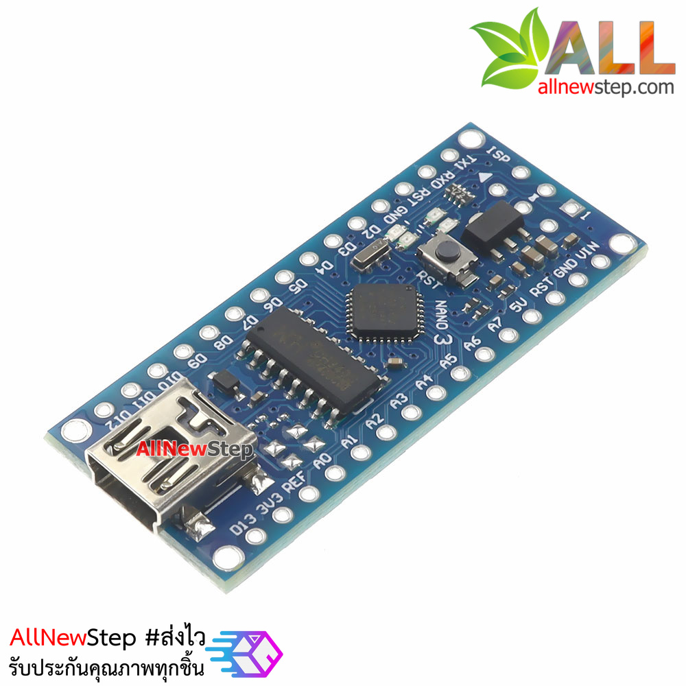 Nano 3.0 Atmega168 ชิฟ USB CH340 ยังไม่บัดกรีขา Arduino Compatible
