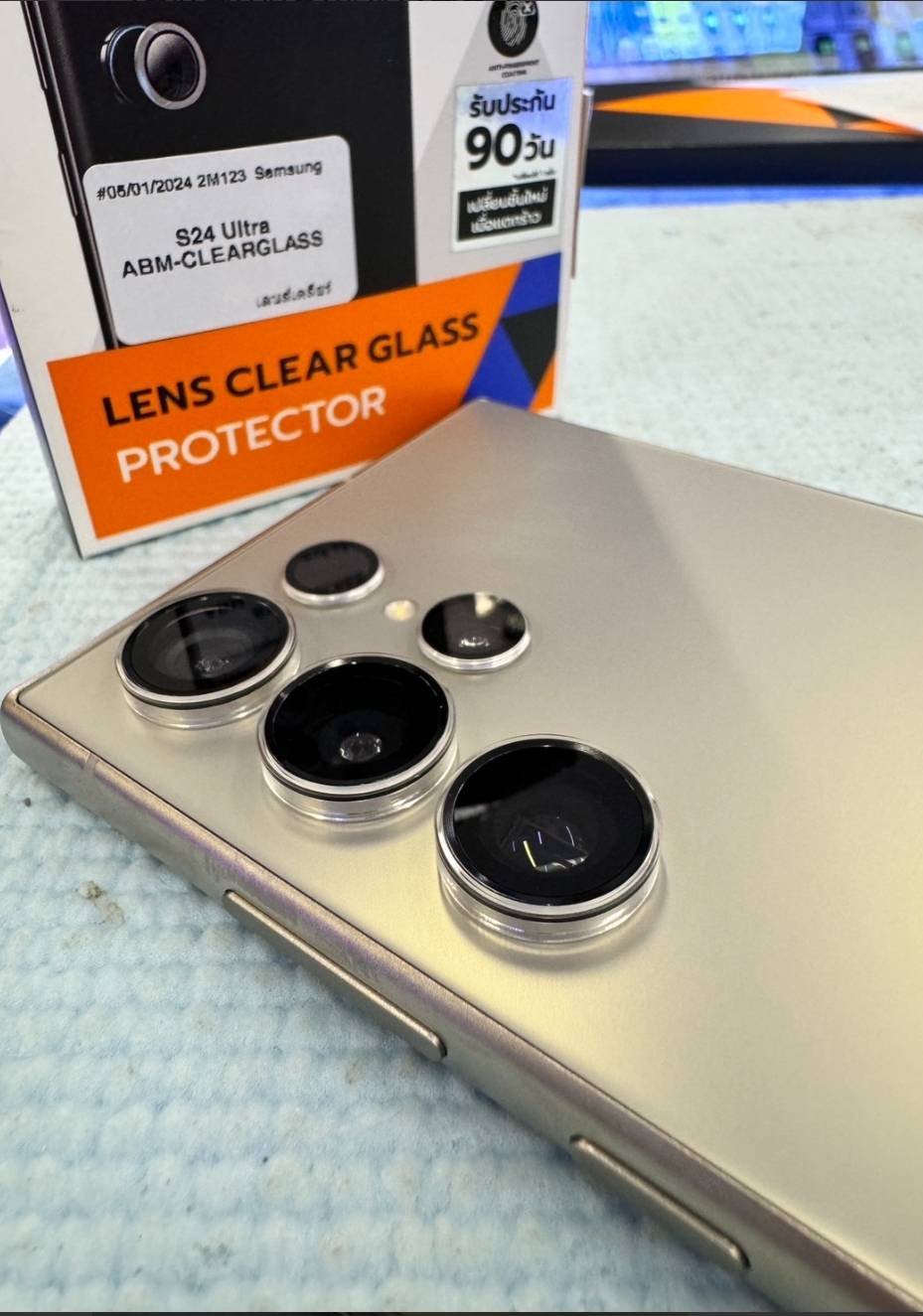 Ablemen Lens Clear Camera กันรอยเลนส์กล้อง แบบใส ใช้สำหรับ Samsung S25 Ultra S24 Ultra S24 Plus Z Fold 6 Flip 6 ใบกำกับภาษี