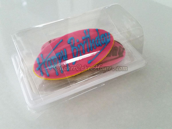 กัมเพสแผ่น Happy Birthday ( 5 ชิ้น )