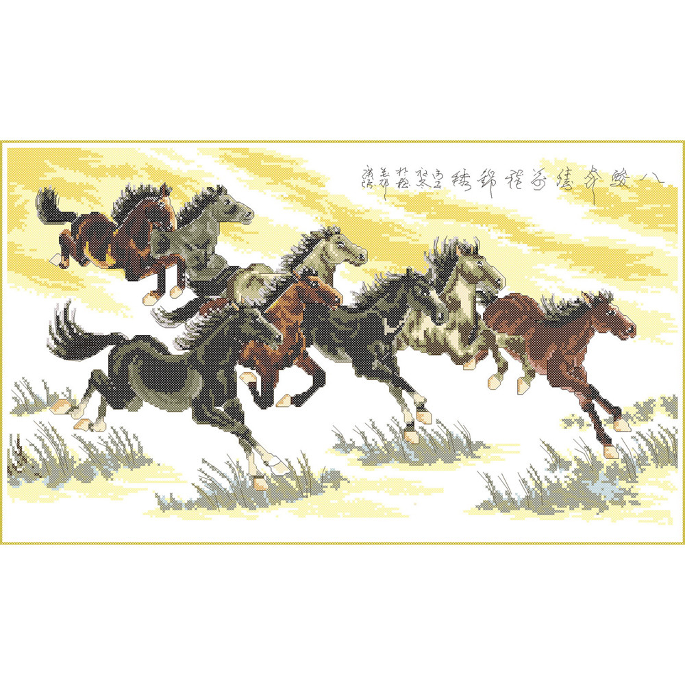 Pinn Galloping Horses