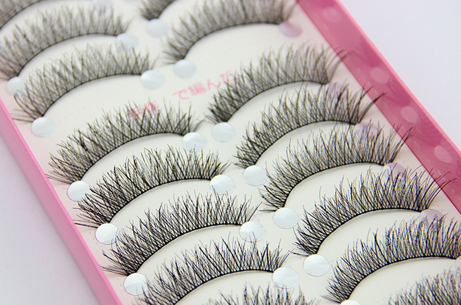 HS-43 ขนตาปลอม (ขายปลีก) เเพ็คละ 10 คู่ ขายยกเเพ็ค **ล๊อตนี้ยาวเเละหนากกว่าเดิมนิดหน่อย**