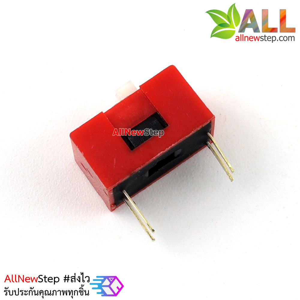 DIP switch DIP 2.54mm สวิตช์แบบ DIP ระยะห่างระหว่างขา 2.54mm ขนาด 2 ช่อง