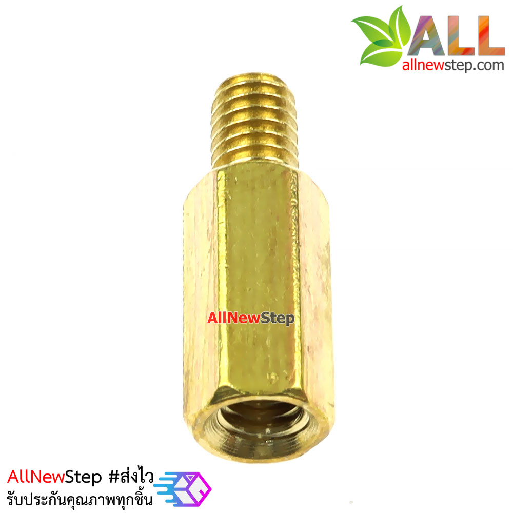 น็อต m4 ขนาด 12+6mm