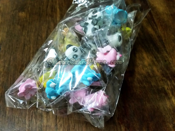 ตุ๊กตาไอซิ่งรูปสัตว์น่ารัก ๆ ( 20 ชิ้น )