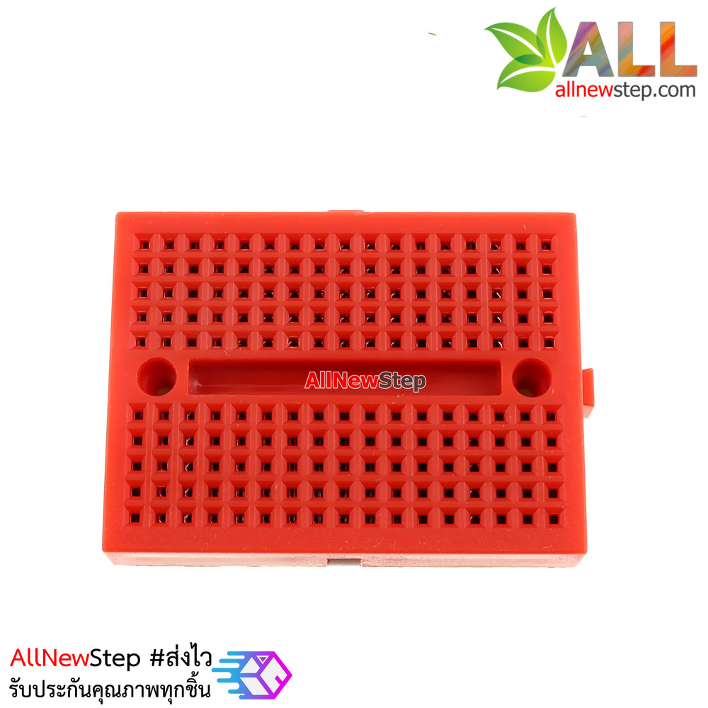 Breadboard 170 holes สีแดง