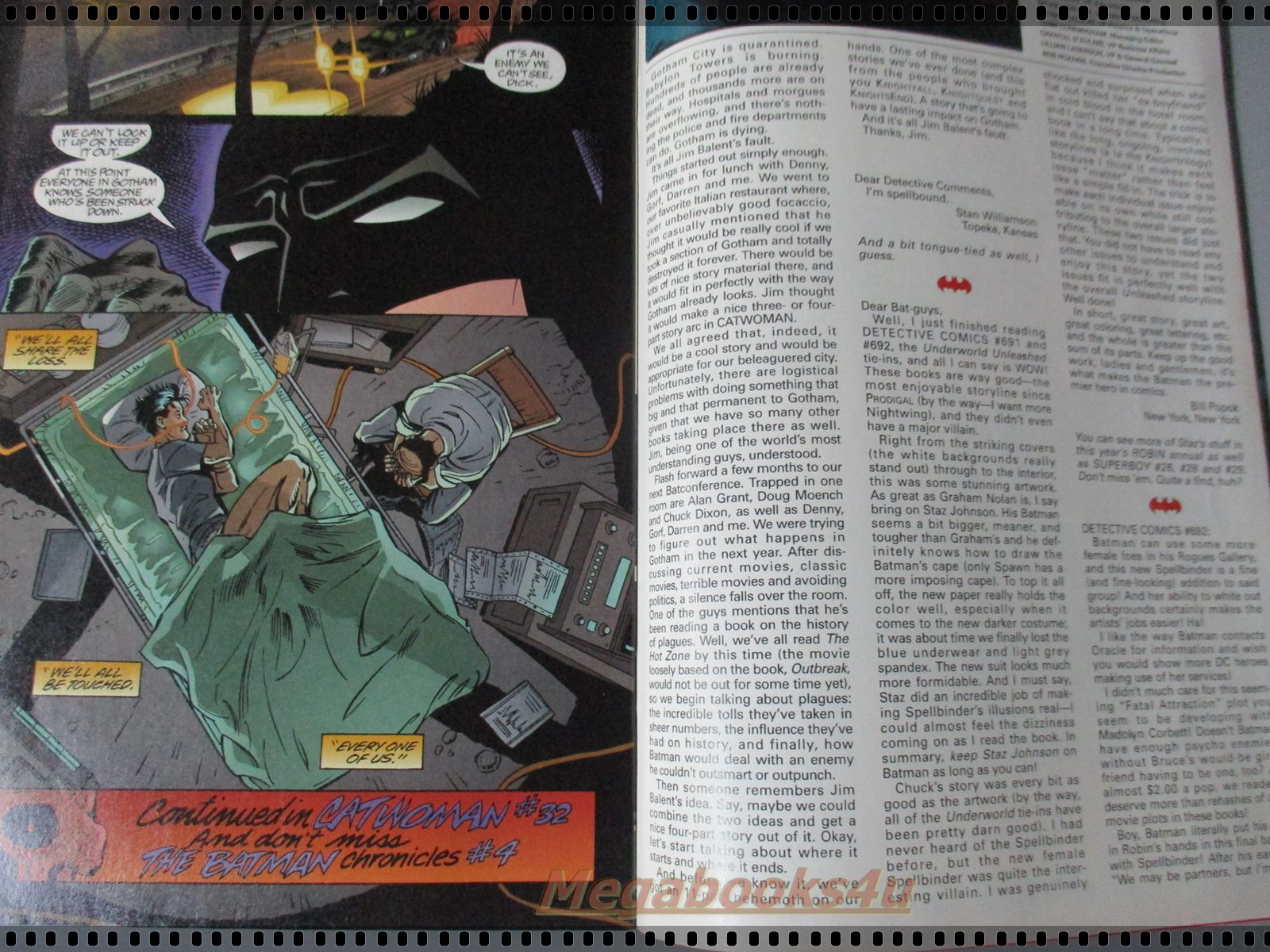 การ์ตูน DC comics การ์ตูนภาษาอังกฤษ แบทแมน BATMAN ฉบับที่ 696 ตอน BABYLON FALLS ปี2539