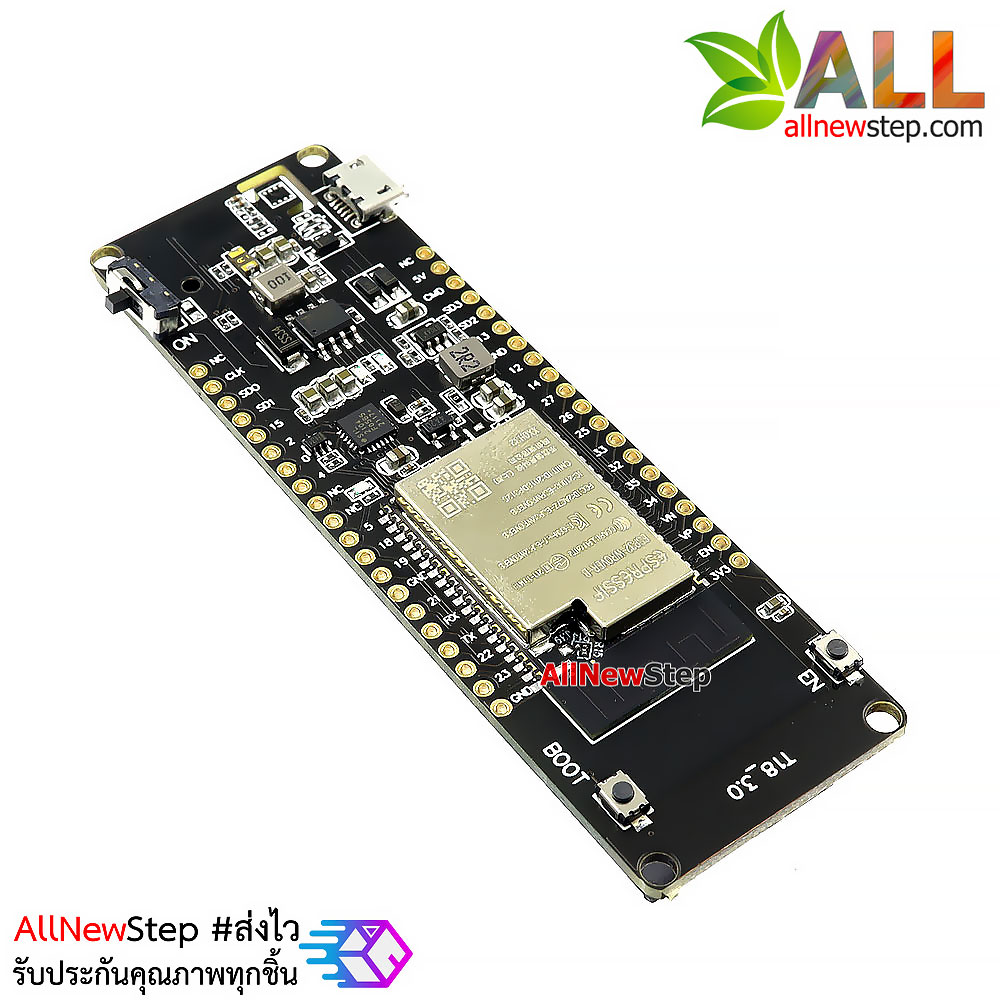 บอร์ด ESP32 พร้อมช่องใส่แบตเตอร์รี่ Wemos WiFi and Bluetooth battery 18650 holder ESP32-WROVER development board