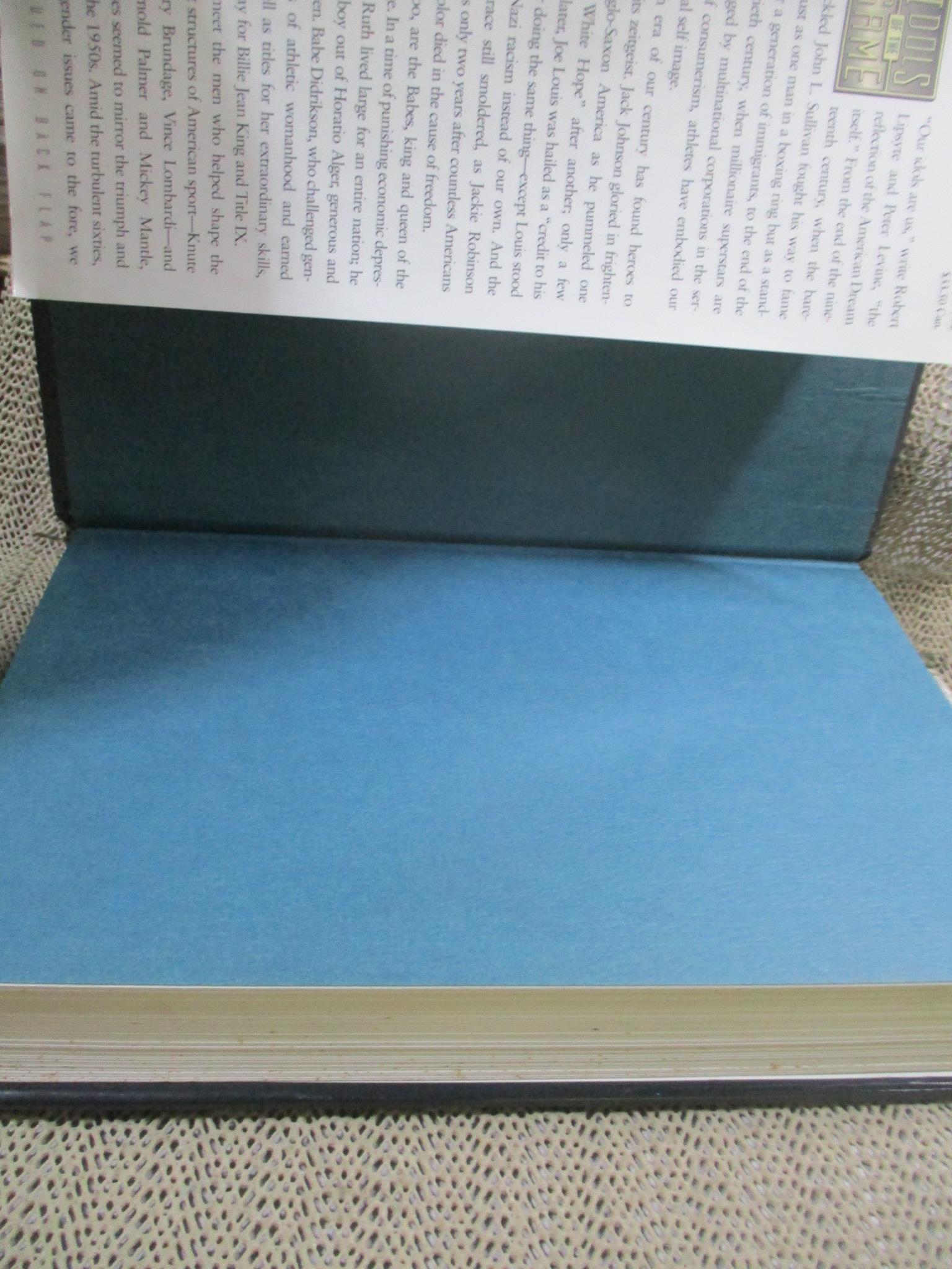 Idols of the Game: A Sporting History of the American Century / Robert Lipsyte / ผู้นำแห่งวงการกีฬาของสหรัฐอเมริกา