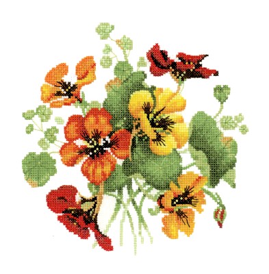 Heritage Crafts ชุดปัก Nasturtium Posy