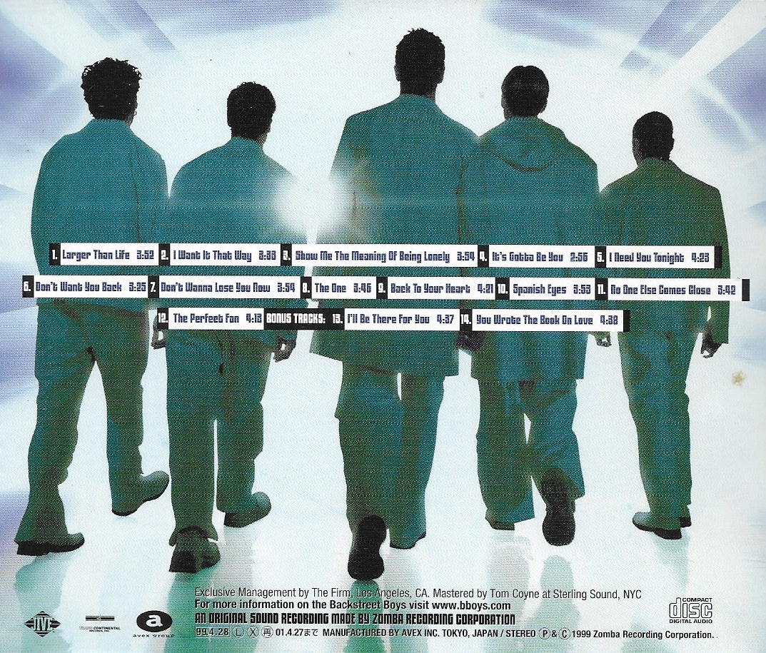 Used CD,Backstreet Boys - Millennium (A+)(1999)(Japan)