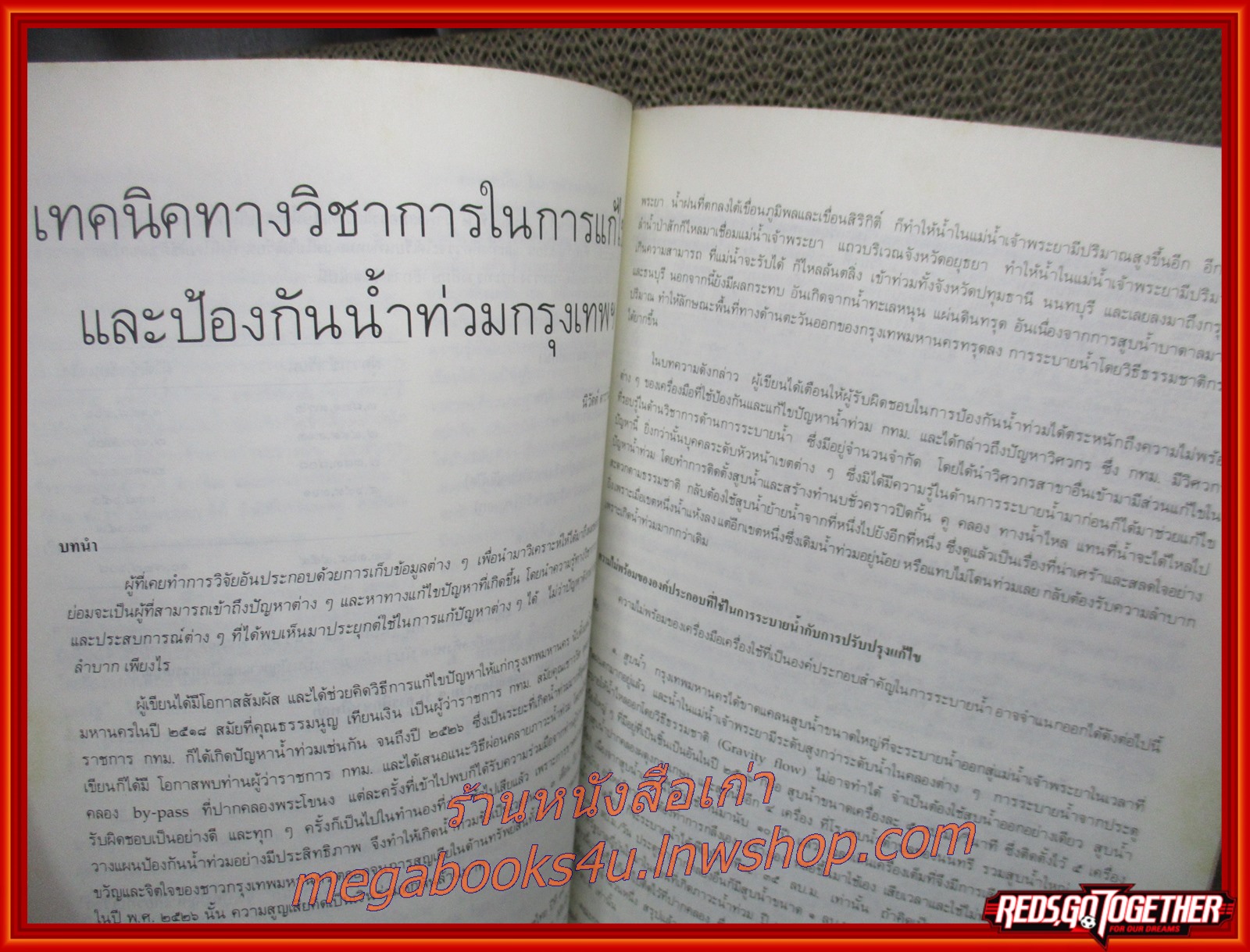 เทคนิคการป้องกันน้ำท่วมกรุงเทพฯ อนุสรณ์ ศาสตราจารย์ พลโท พระยาศัลวิธานนิเทศ